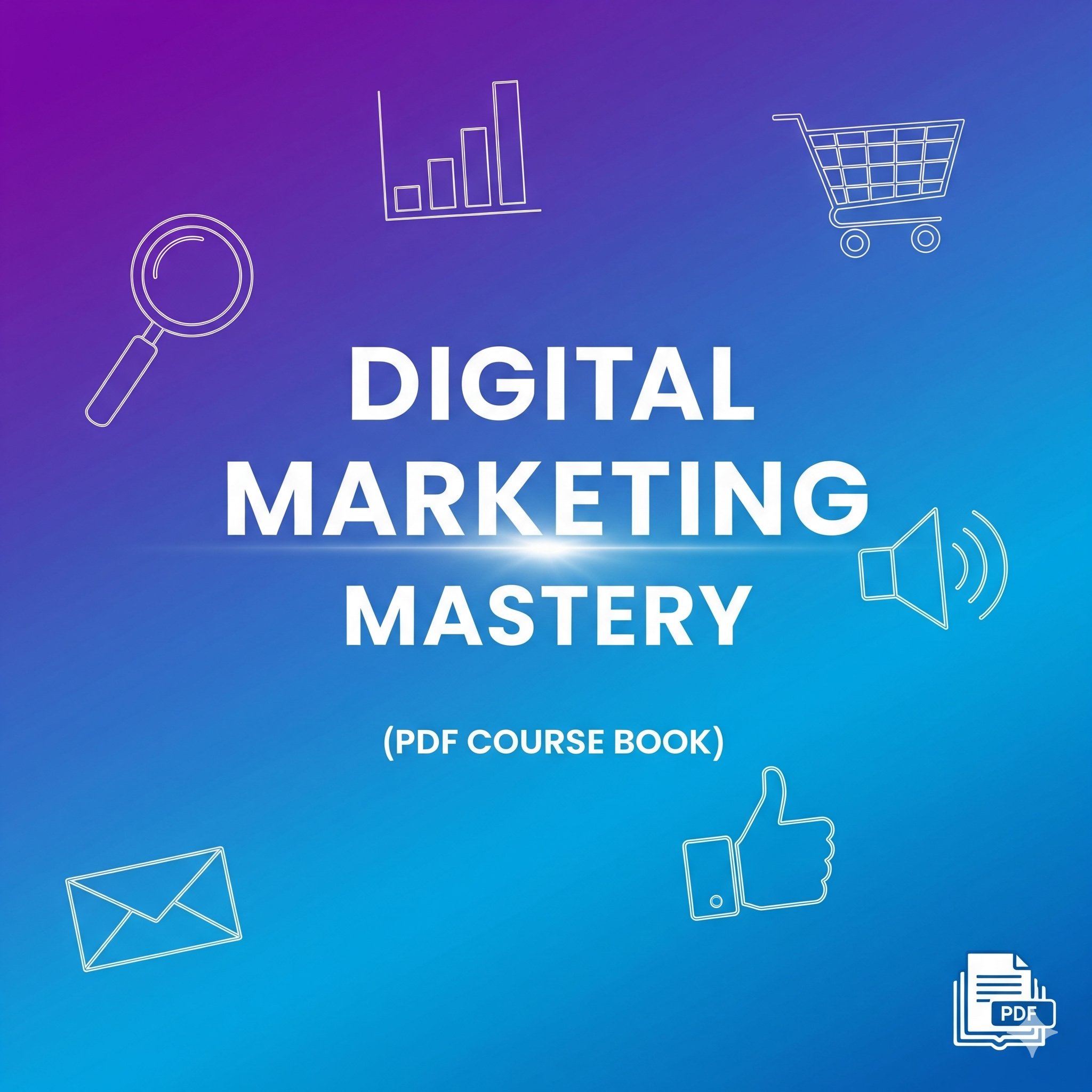 Digital Marketing Mastery (PDF Course Book)